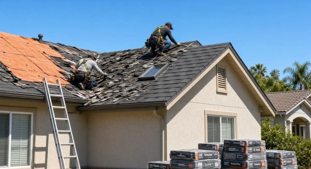 Full tear-off / new roof